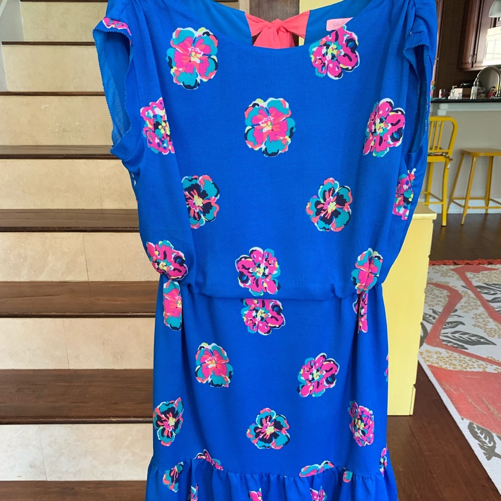 EUC Lilly Pulitzer Auburn Floral Dress M